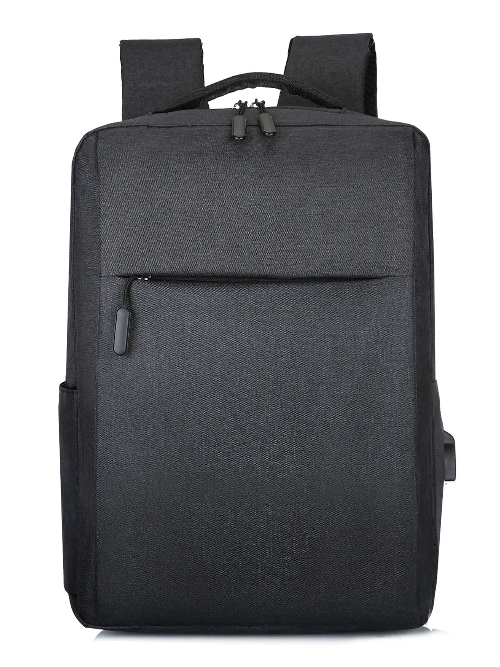Adjustable Straps Oxford Cloth Backpack Bag Black One Size