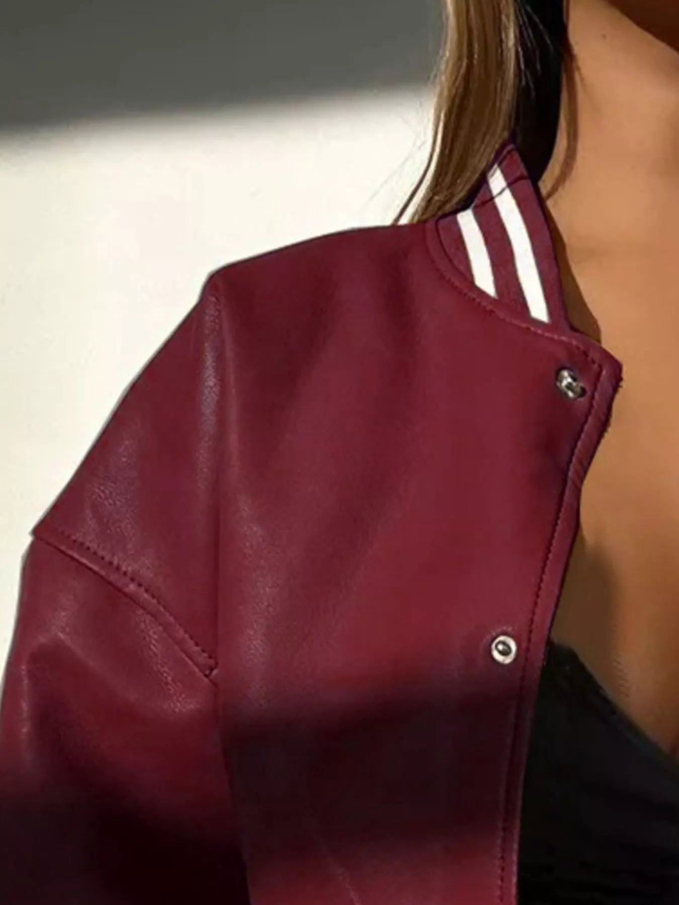 Snap Down Long Sleeve Jacket