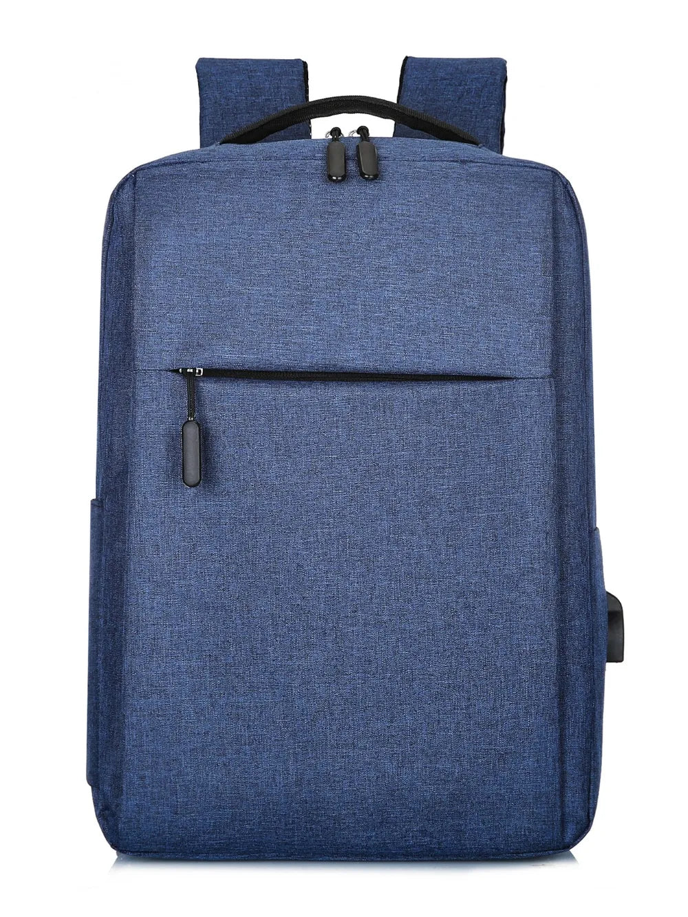 Adjustable Straps Oxford Cloth Backpack Bag Dark Blue One Size