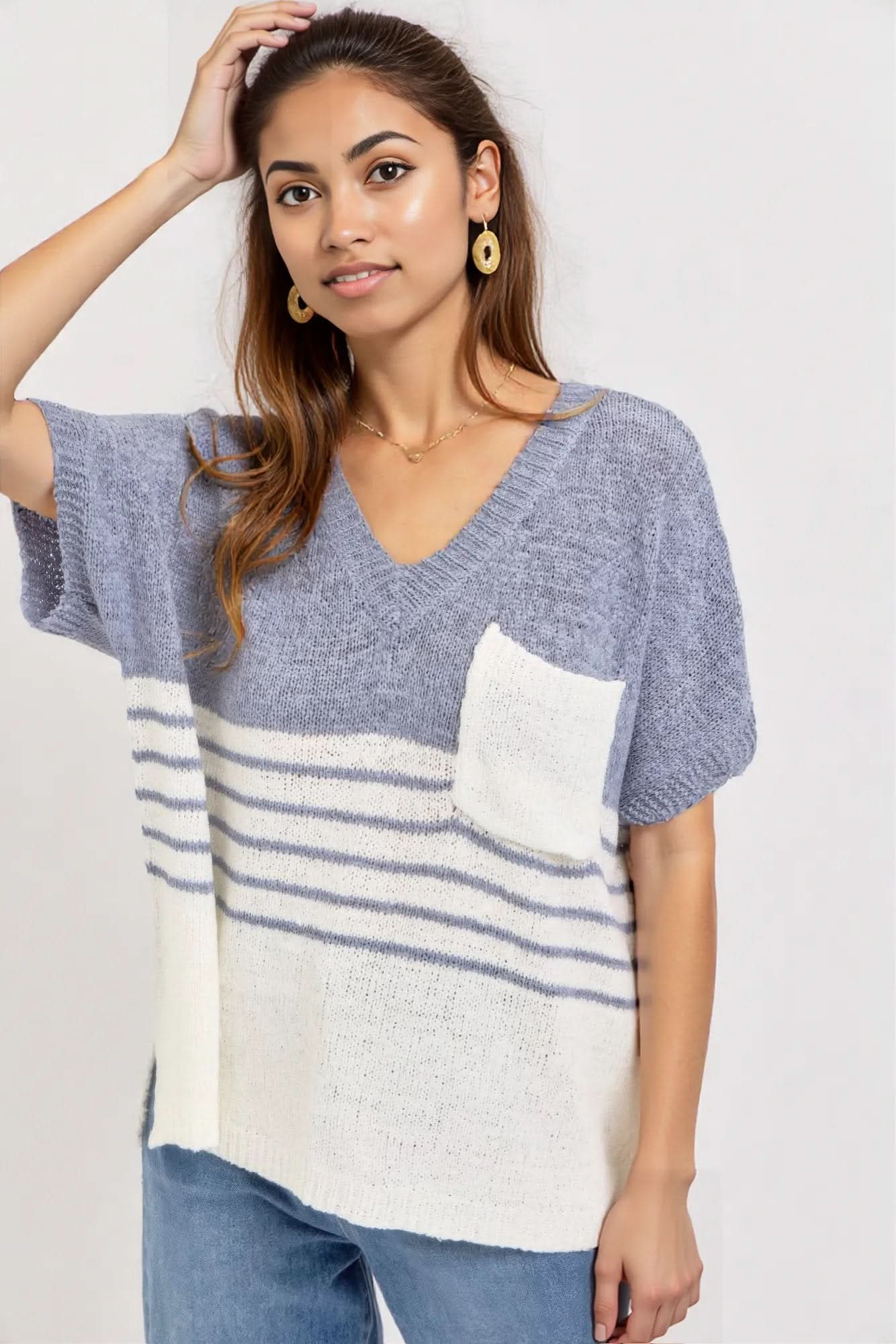 Casual Oversized Knit Top