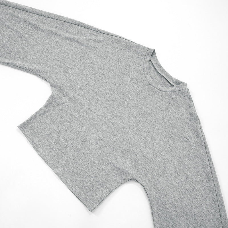Solid Color Waist Tight Slimming Long Sleeve