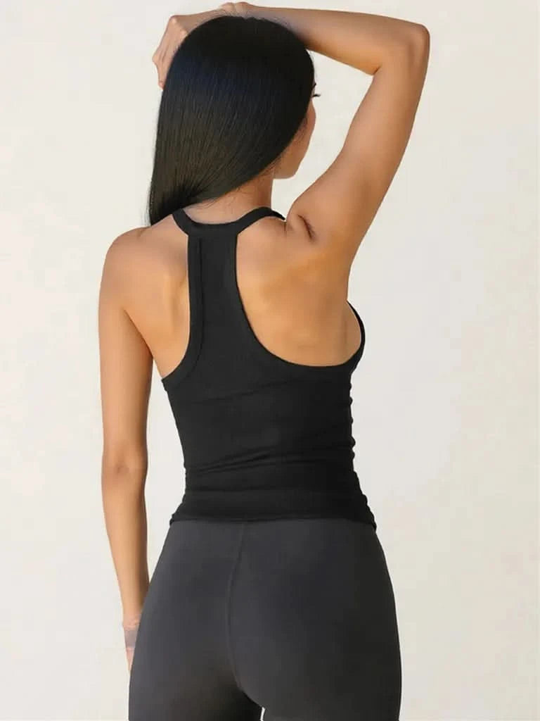 Scoop Neck Wide Strap Tank