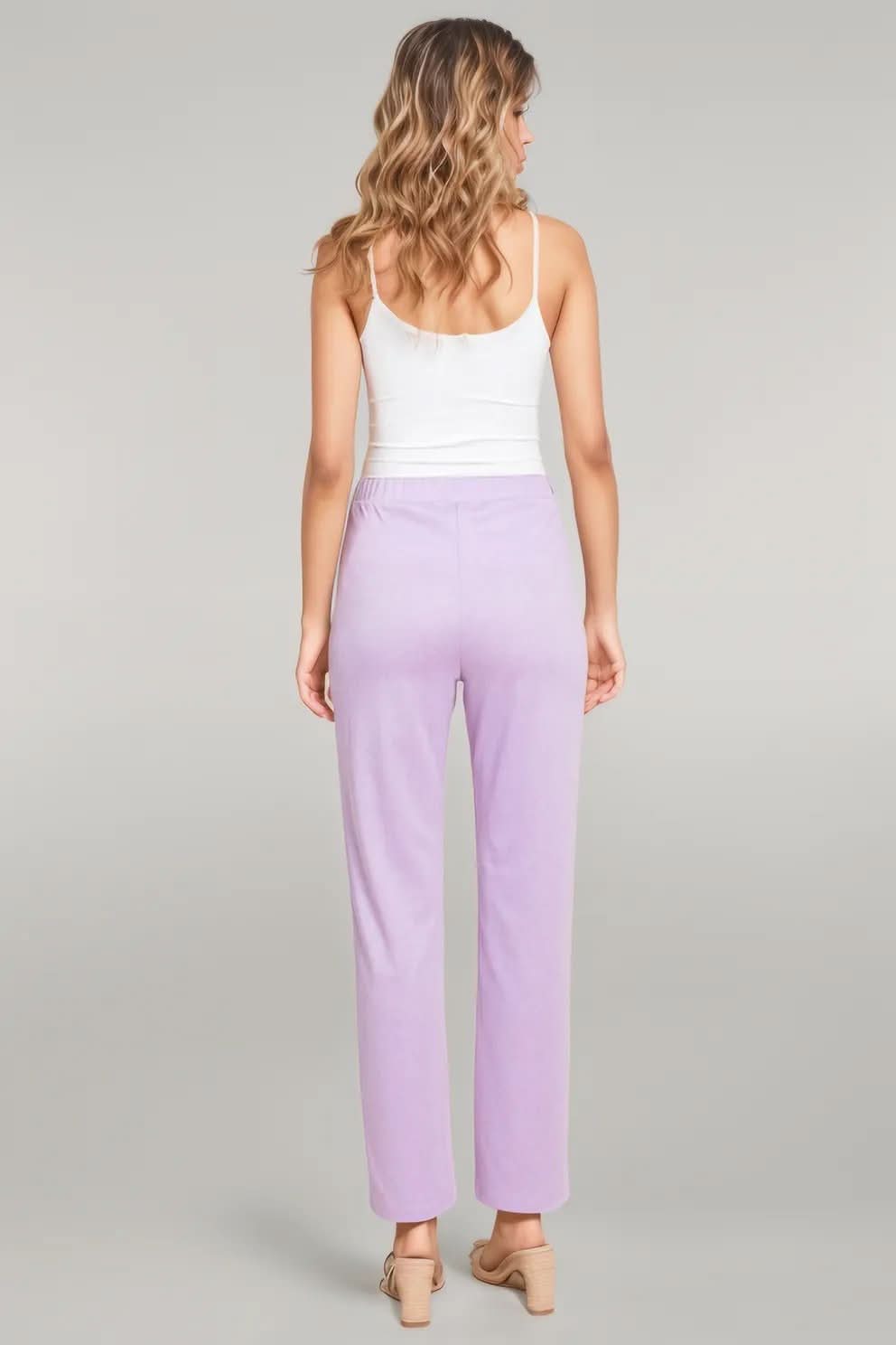 Culture Code Full Size Pin Tuck Detail Slim Pants