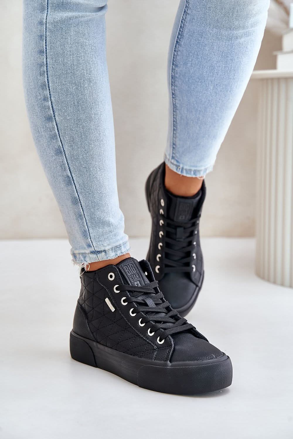 Big Star Eco Leather Sneakers Step in style white