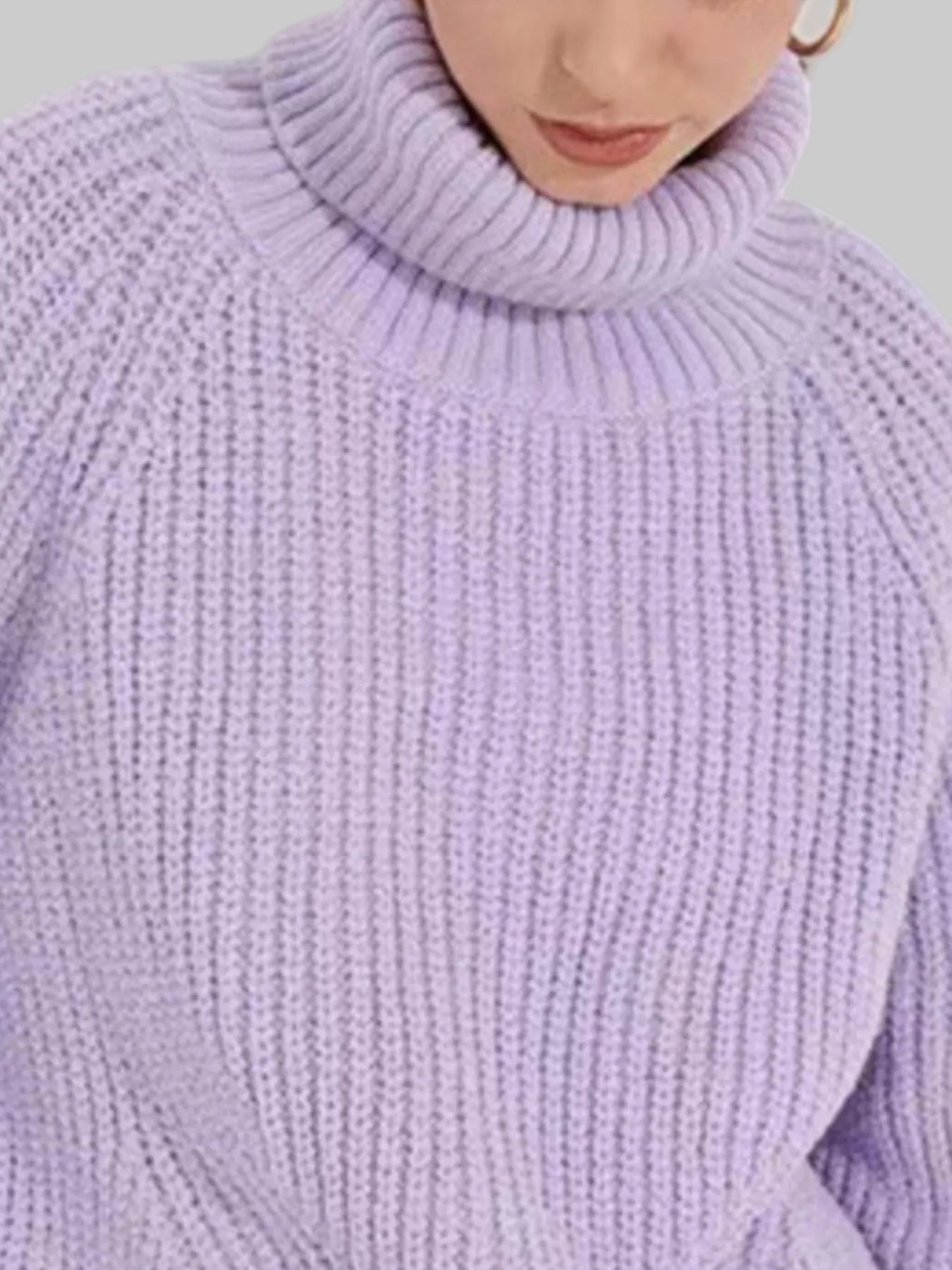 Turtleneck Long Sleeve Sweater