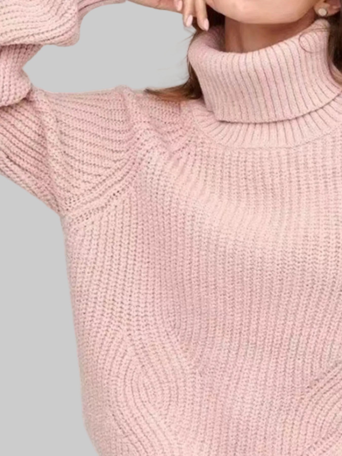 Turtleneck Long Sleeve Sweater