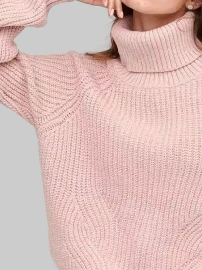 Turtleneck Long Sleeve Sweater