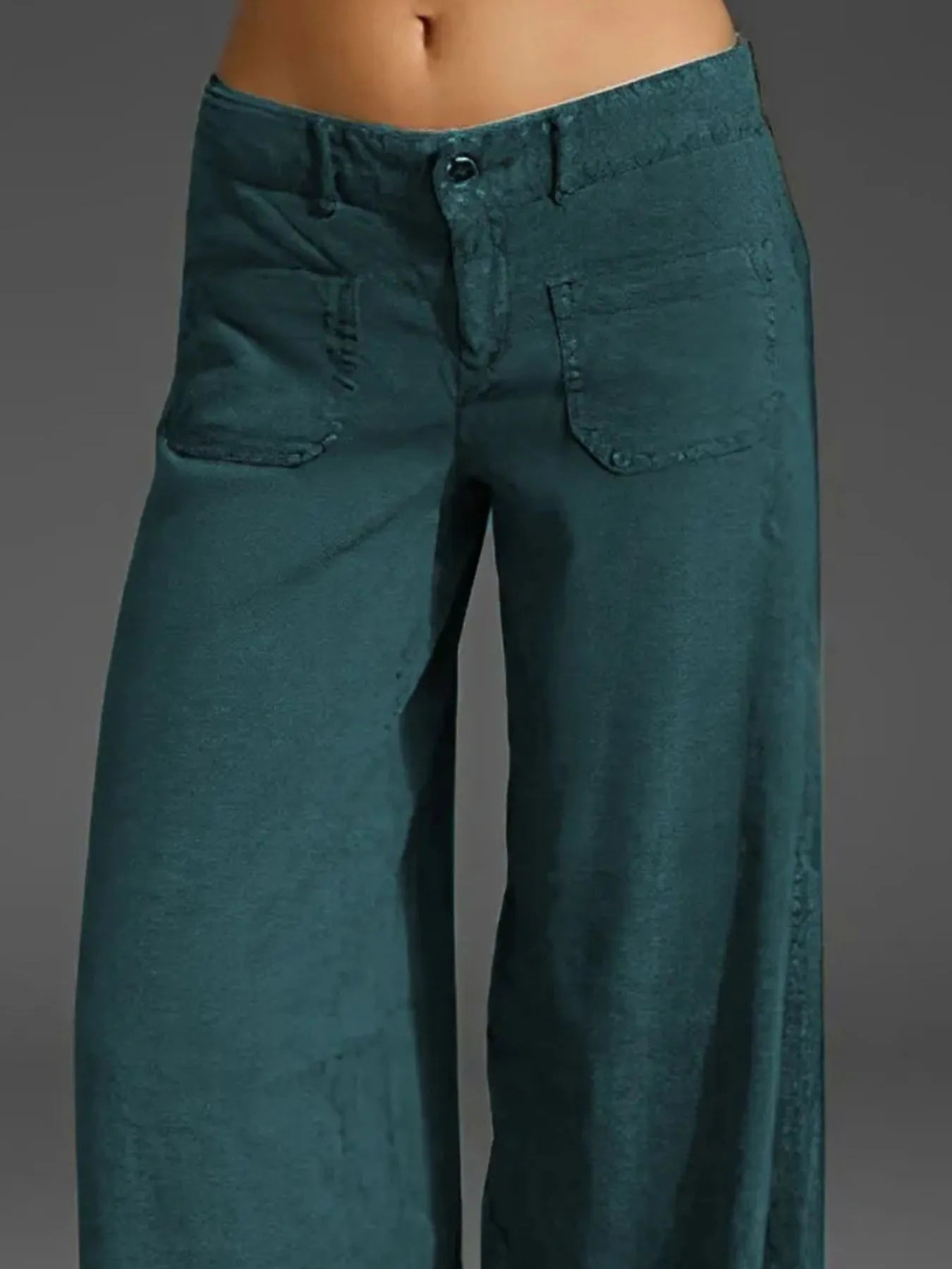 Full Size Wide Leg Pants with Pockets