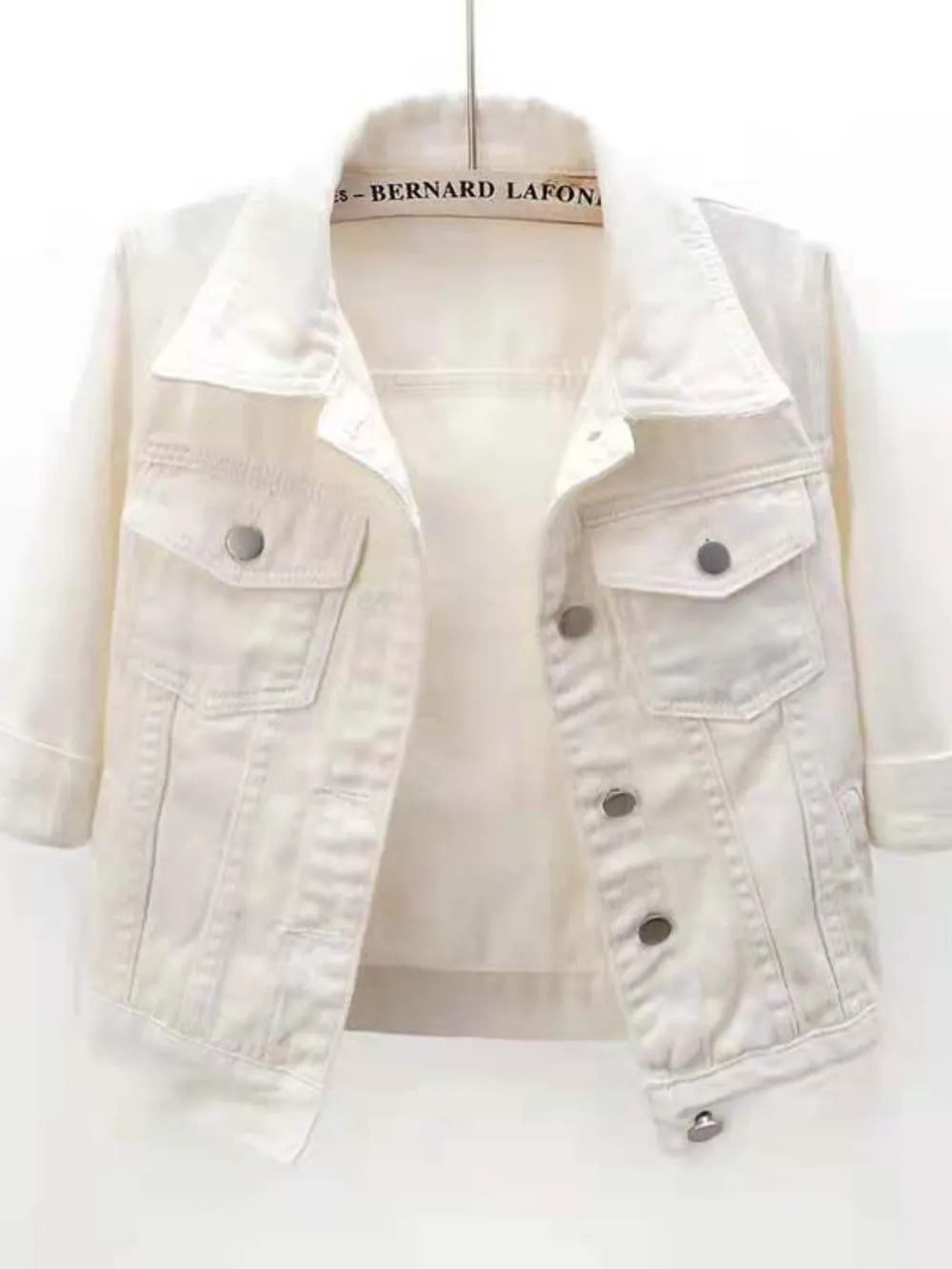 Full Size Cropped Denim Jacket