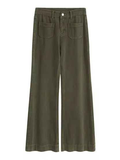 Full Size Wide Leg Pants with Pockets