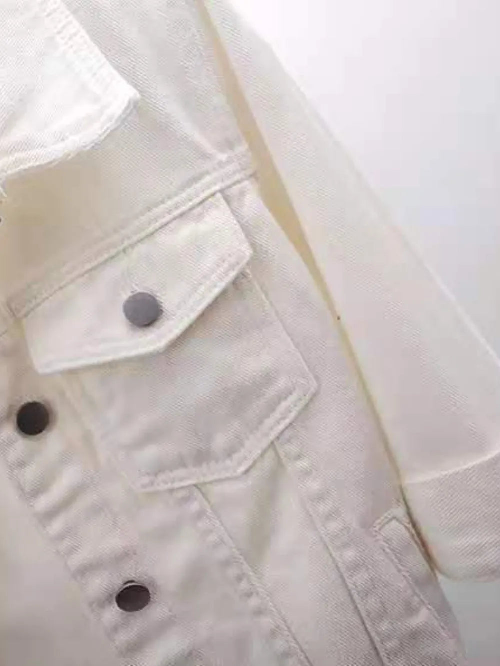 Full Size Cropped Denim Jacket