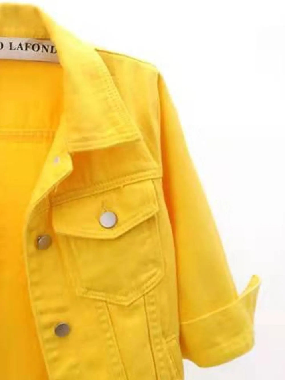 Full Size Cropped Denim Jacket