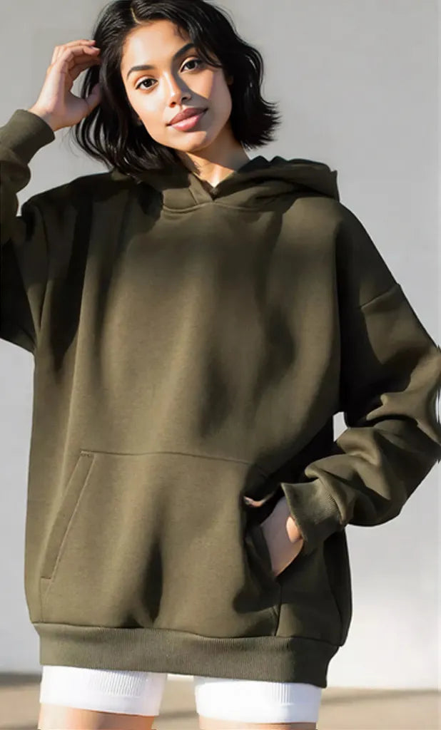 Kangaroo Pocket Long Sleeve Hoodie