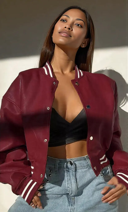 Snap Down Long Sleeve Jacket