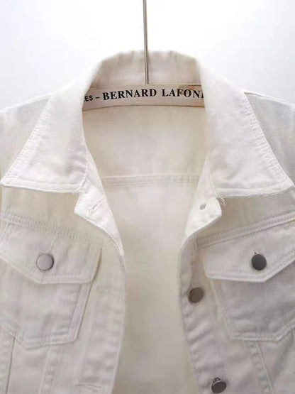 Full Size Cropped Denim Jacket