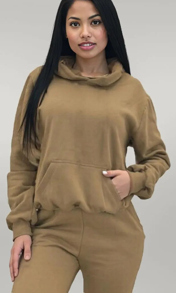 Long Sleeve Hoodie and Joggers Set