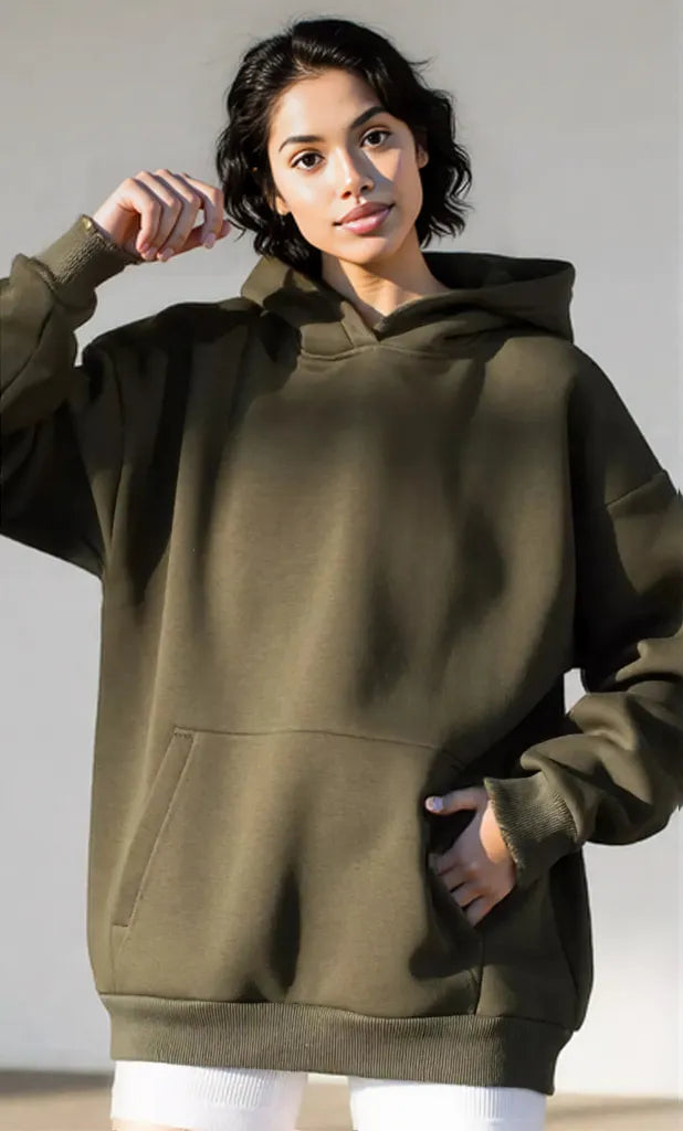 Kangaroo Pocket Long Sleeve Hoodie