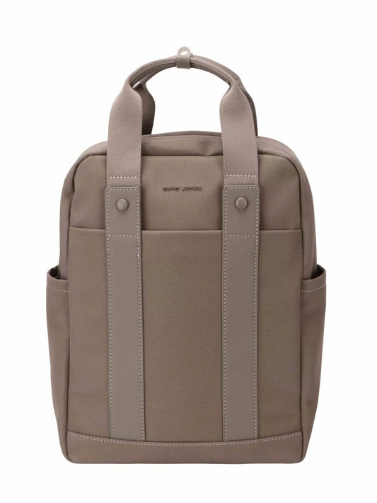 David Jones Canvas Backpack Bag with Dual Handle FUNGI One Size
