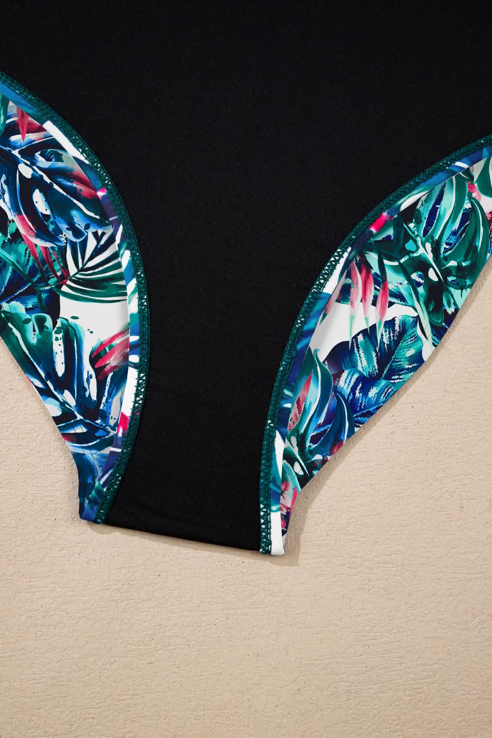 Mineral Red Drawstring Tummy Control Mix-and-match 2pcs Tankini Swimsuit Sea Green 82%Polyamide+18%Elastane