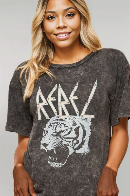 A Mineral Washed Graphic T-shirt