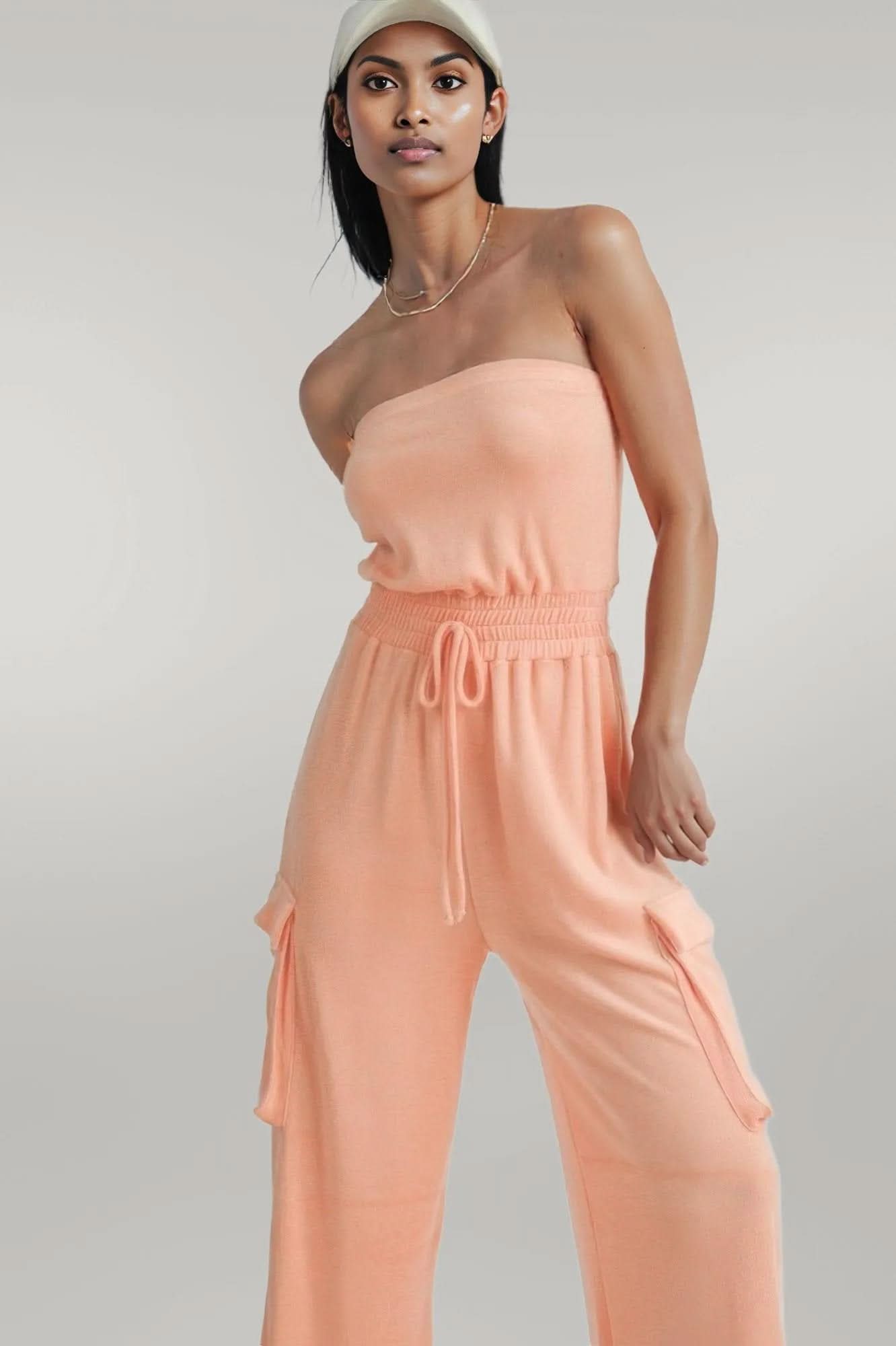 Tube Top Jumpsuit Romper