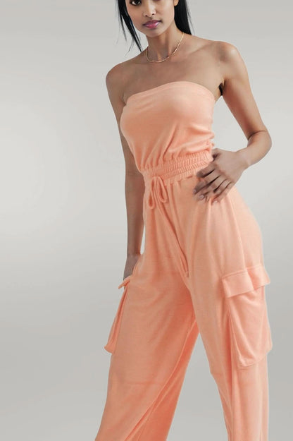 Tube Top Jumpsuit Romper