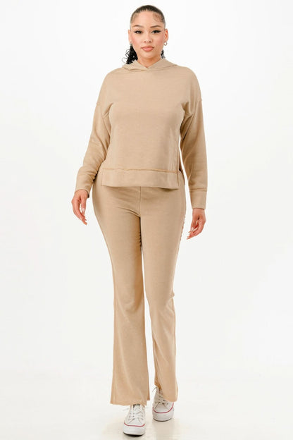 Washed Sweat Two-piece Set