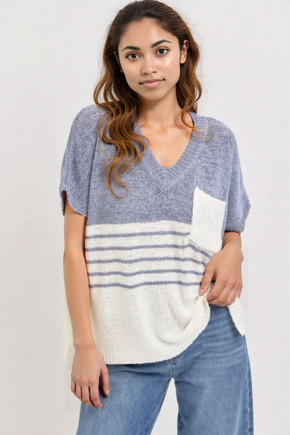 Casual Oversized Knit Top M
