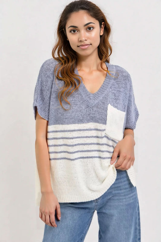 Casual Oversized Knit Top M