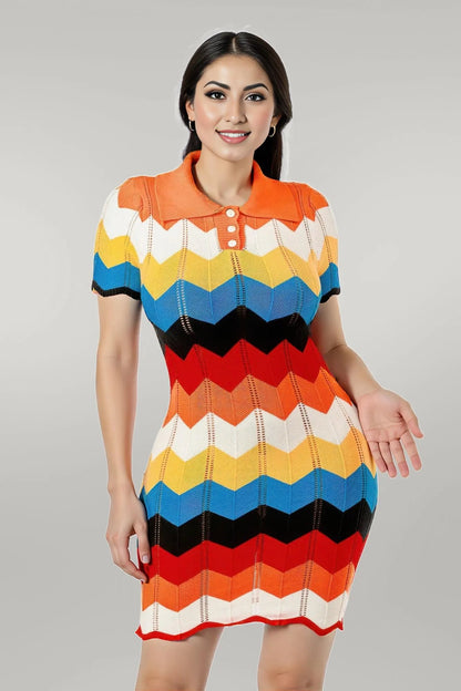 Knit Mini Dress