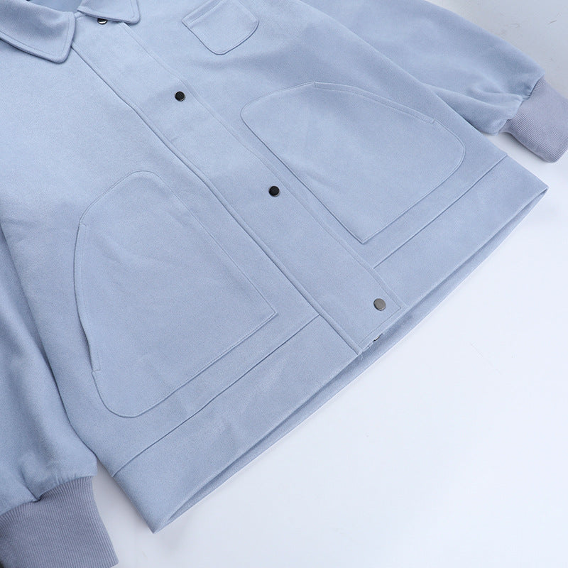 Casual Jacket Polo Collar Jacket