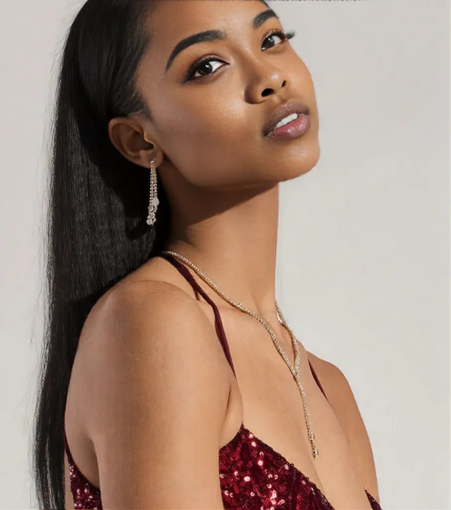 Sexy Sequined Cami Dress Maxi Dress