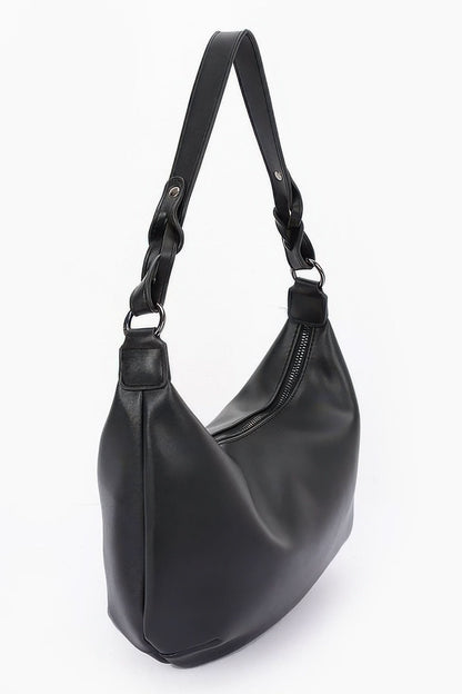 Faux Strap Shoulder Bag
