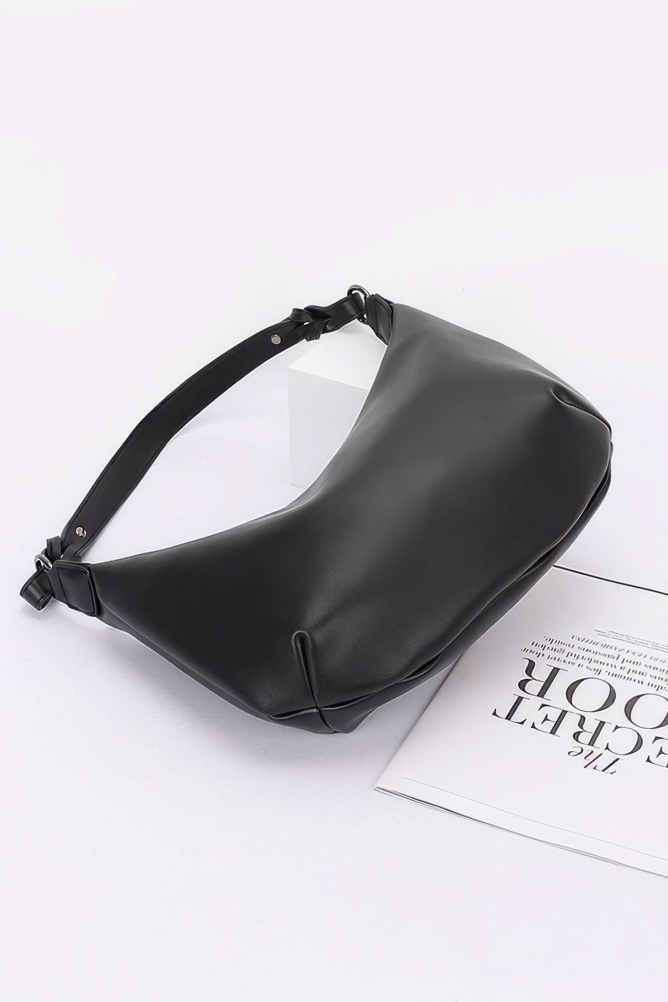 Faux Strap Shoulder Bag