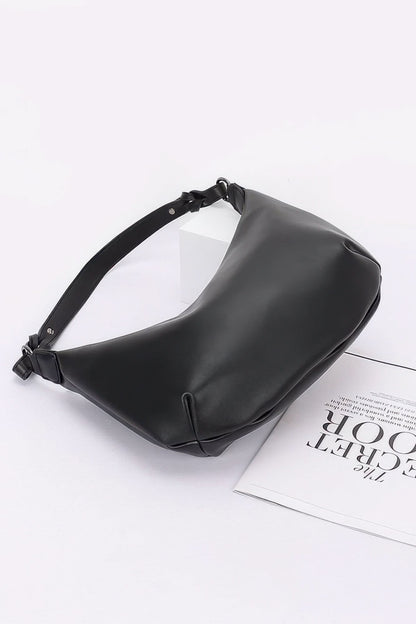 Faux Strap Shoulder Bag