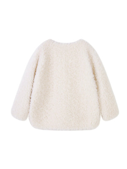 Fleece Button Up Long Sleeve Outerwear