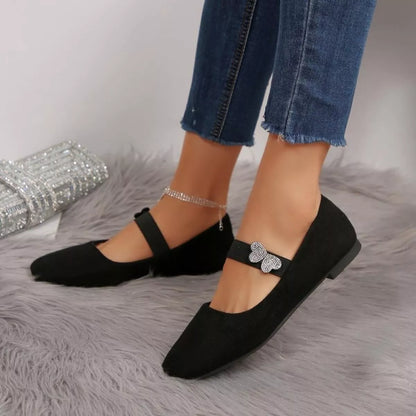 Square Toe Flats Slip-Ons