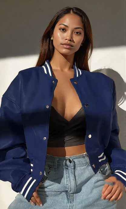 Snap Down Long Sleeve Jacket