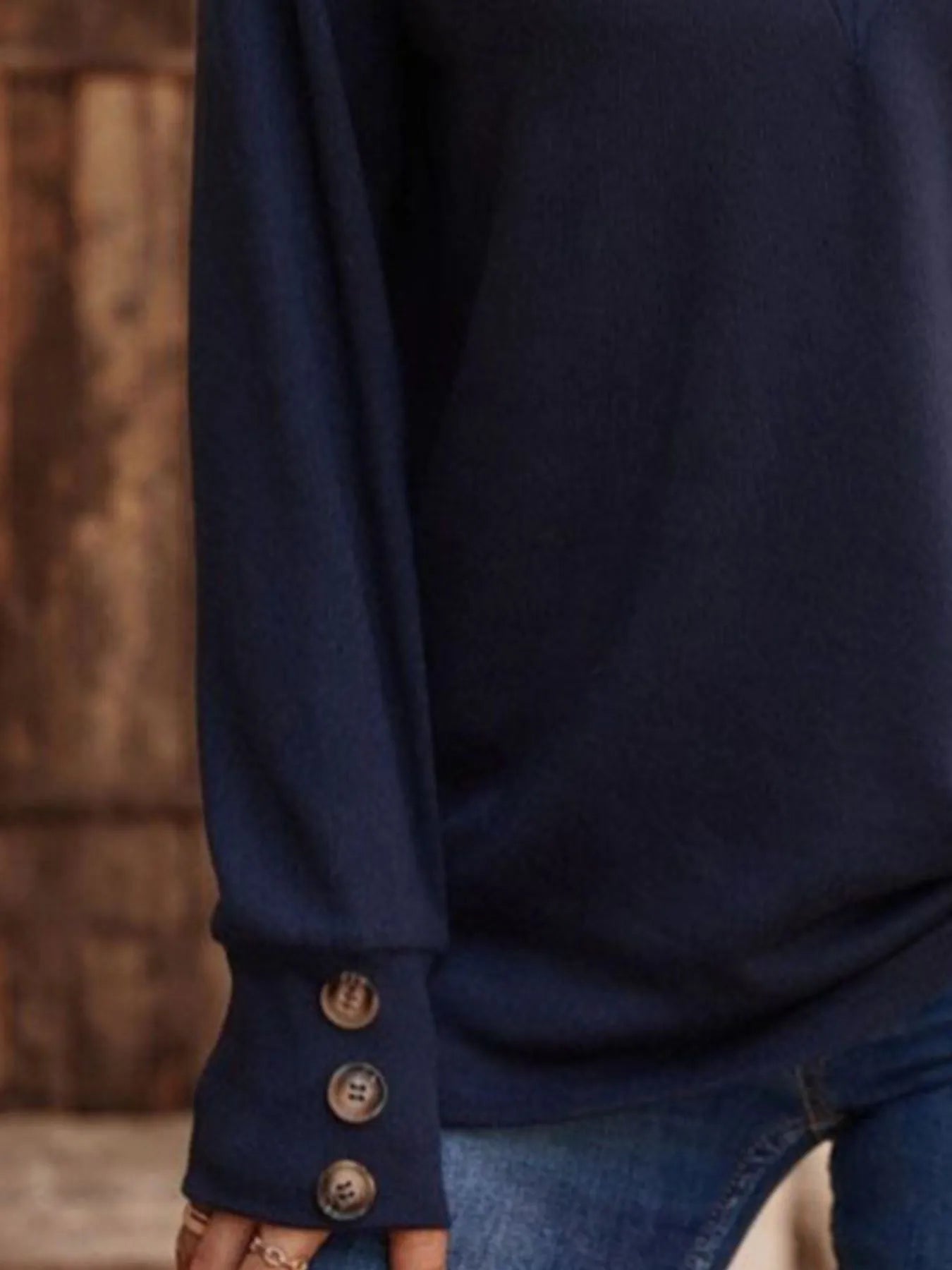 V-Neck Long Sleeve T-Shirt