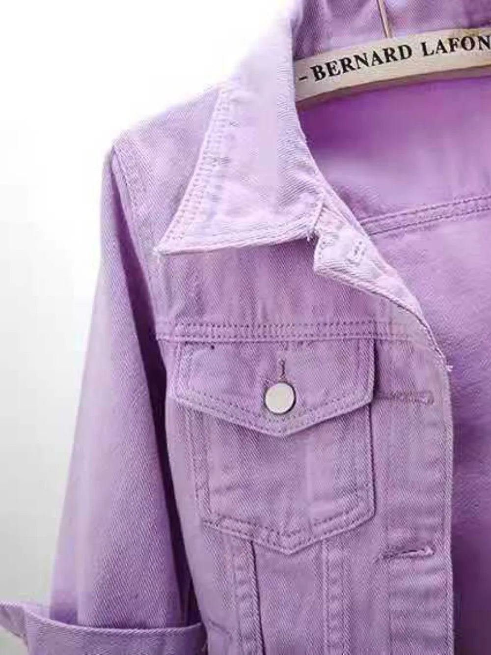 Full Size Cropped Denim Jacket