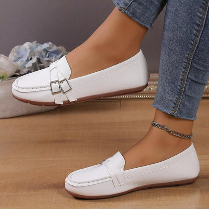 Round Toe Flats Slip-Ons