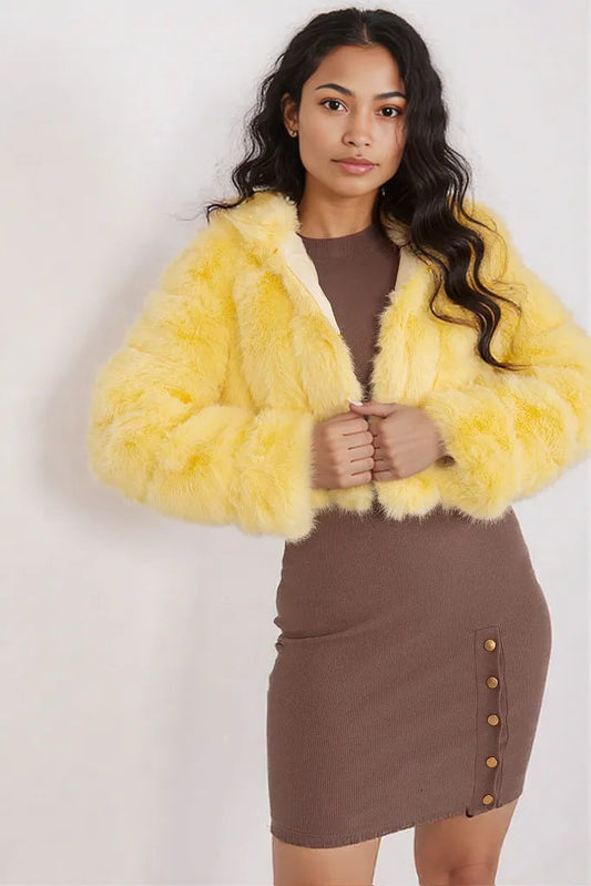 Jacket model 190157 AT yellow