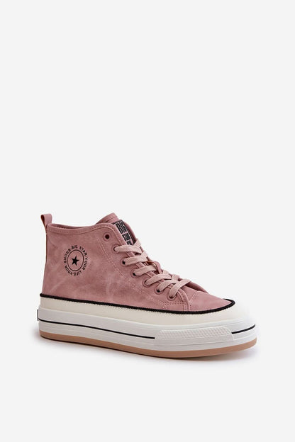 Big Start Suede Sneakers Step in style pink