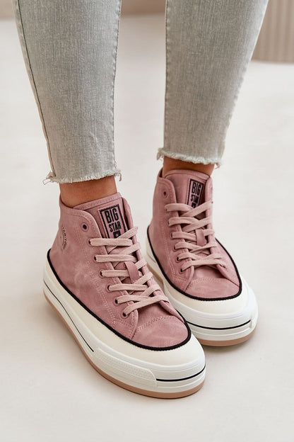 Big Start Suede Sneakers Step in style pink
