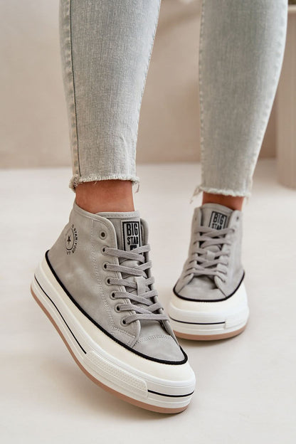 Big Start Suede Sneakers Step in style white