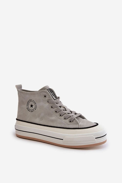 Big Start Suede Sneakers Step in style white