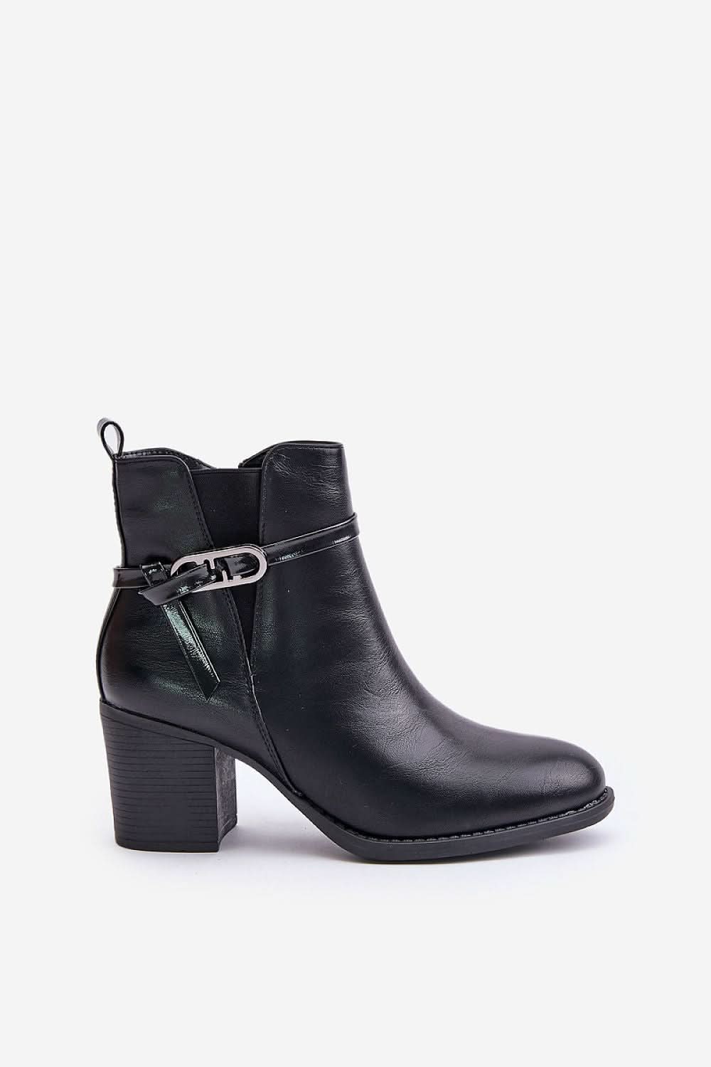 Jezzi Eco Leather Heel boots