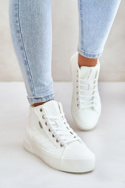 Big Star Eco Leather Sneakers Step in style white
