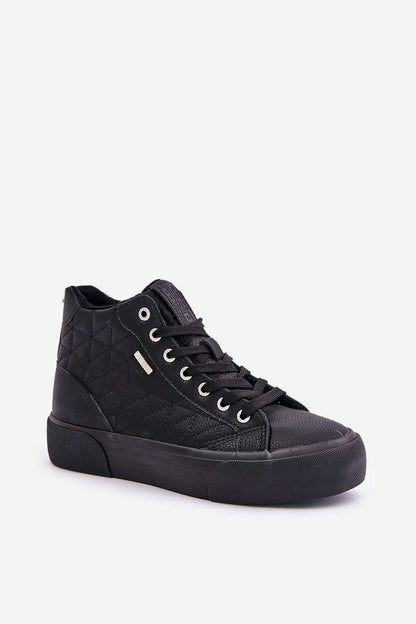 Big Star Eco Leather Sneakers Step in style black
