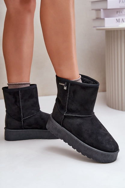 Step in style: Comfort Snow boots black